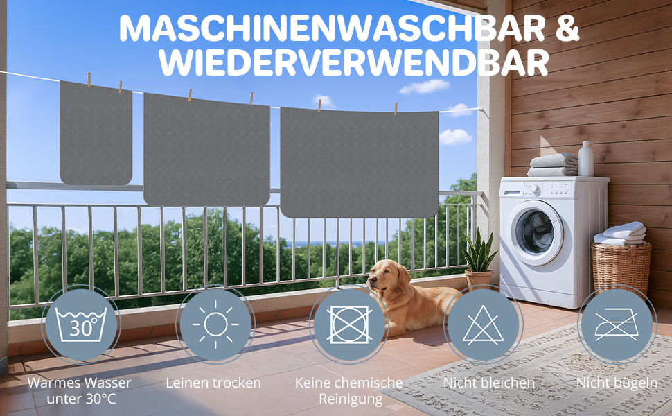 Водонепроникний килимок для собак Luvore з протиковзкими крапками, захист для дивану, ліжка, авто. Міцний килимок для котів, можна прати в машині. 137x208 см