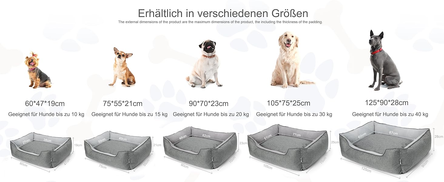 Ортопедичне собаче ліжко Lucky Sign з м'якого флюсу, 90x65x21 см, сірий колір. Знімне покриття, для великих та маленьких собак.