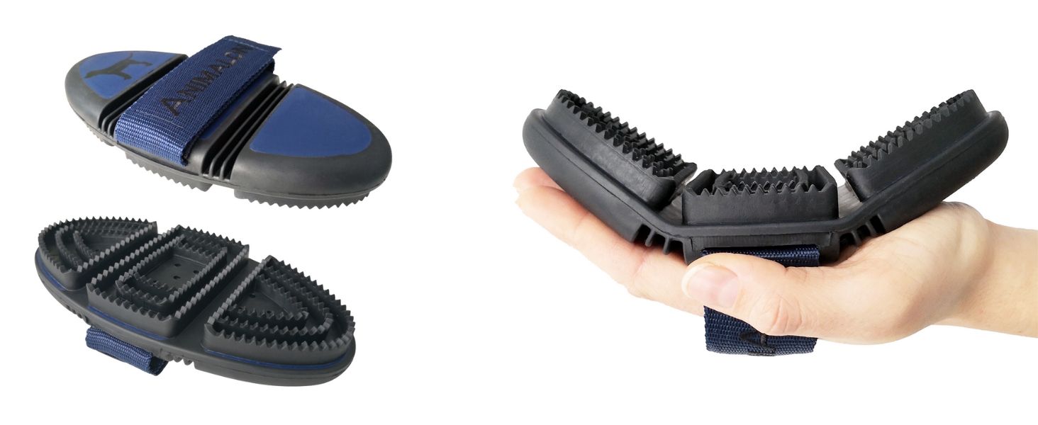 Щітка для собак Kurzhaar Animalon: допомога при линянні, для короткошерстих собак, блакитна