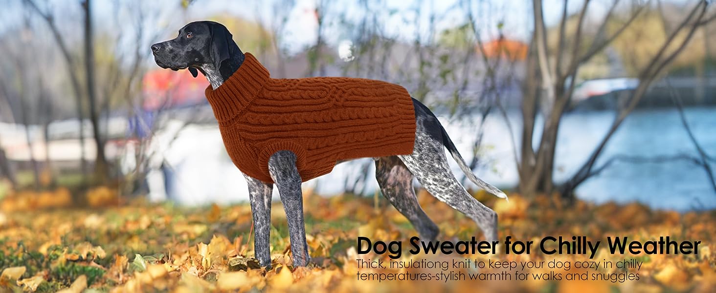 Пуловер для собак AOFITEE для маленьких порід, такса, мопс, мальтипу, з коміром-стійкою, теплий зимовий пуловер, червоний, розмір S