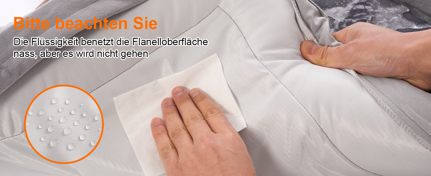 Ортопедичне ліжко для собак великих порід, ергономічне диван-лежанка з піною у формі ковчега, водонепроникне, неслизьке ліжко для собак 89x63 см, світло-сірий (світло-сірий, Д 89 x Ш 63 x В 17 см)