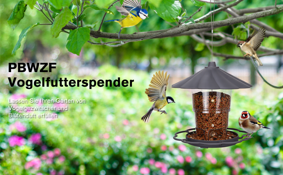 Кормушка для птахів на підвіску, 820мл, сіра. Складана годівниця для птахів, вологостійка, з пластику, для балкона та саду