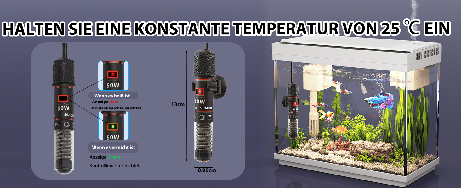 Акваріум Vehipa Nano 9L з підсвіткою, фільтром, обігрівачем та зволожувачем повітря (білий)