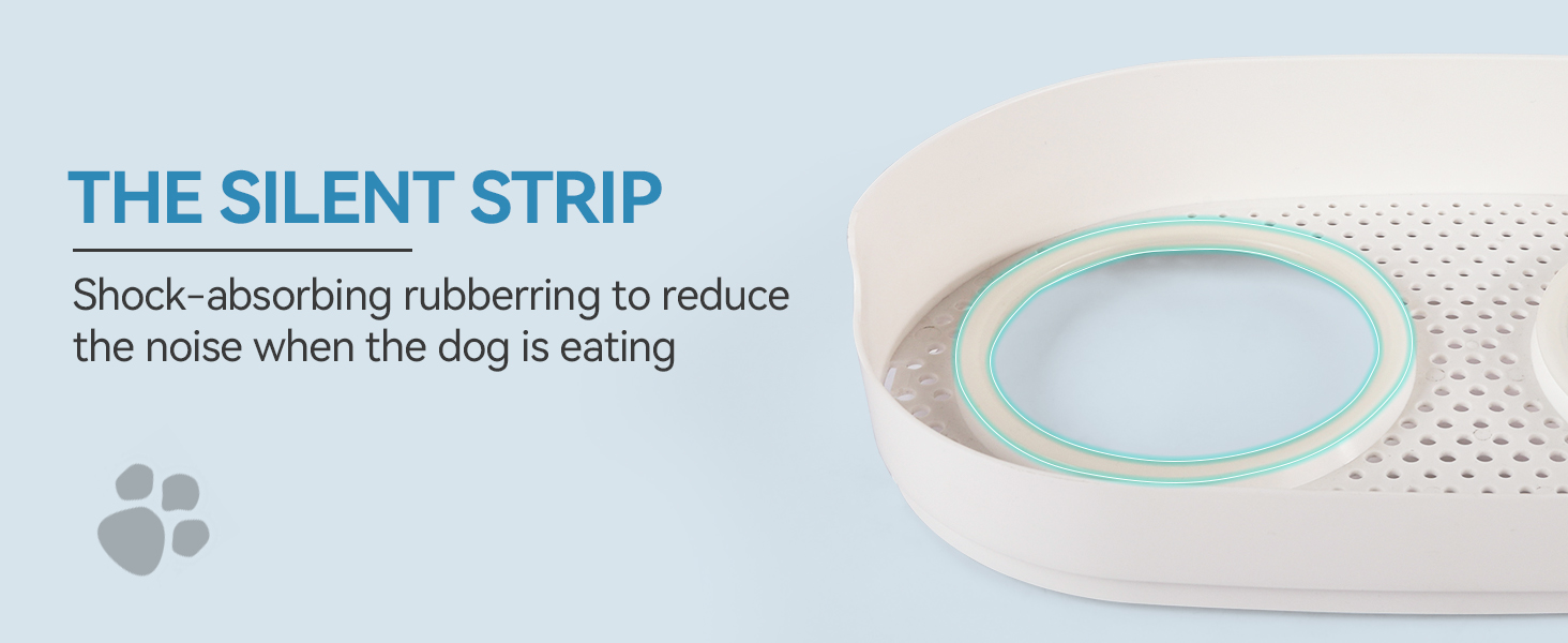 Підвищений годівниця для котів ALL FOR PAWS - 3-рівнева регульована годівниця з 2 мисками з нержавіючої сталі (350 мл), антиковзаюча та захищена від розливу, для кошенят, середніх та великих котів (44*26*19 см)