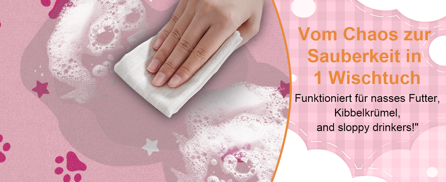 Килимок для годівлі собак Bleswin 30x50 см, водопоглинаючий, антиковзний, коричневий