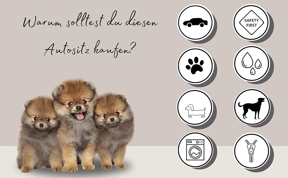 Автомобільний лежак для собак Golden Dog з кріпленням на ремінь безпеки, 73 x 56 см, колір графіт