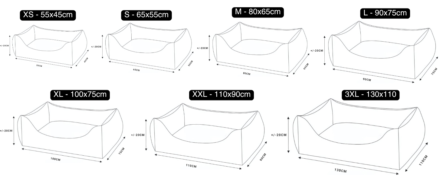 Gutekissen® Lucky: М'яке собаче ліжко - зручне та миється - для собак великих та малих порід (зелене, M - 80x65)