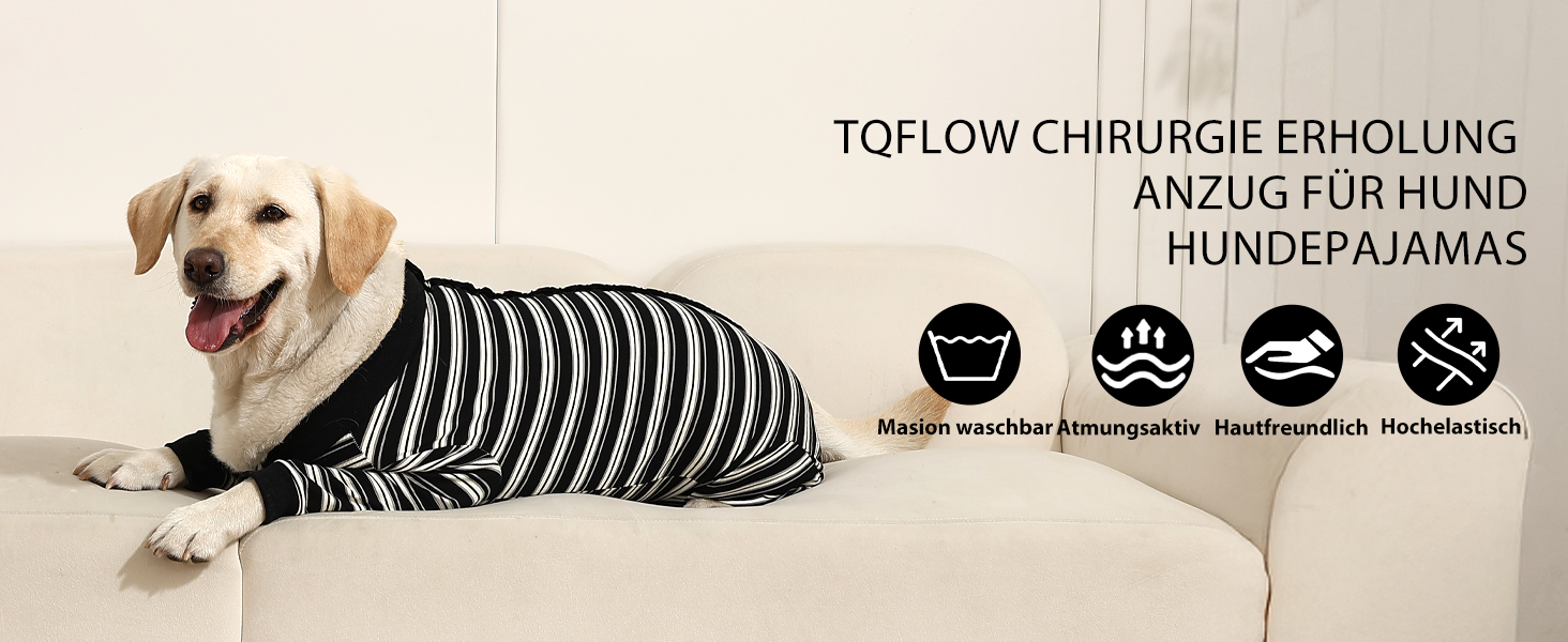 Захисний костюм для собак після операції, костюм для собак після кастрації, захист ран, чорний, XL