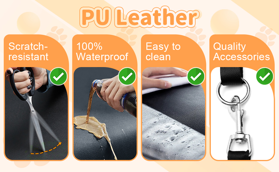 Захист для автосидіння собаки, чорний - CISSIYOG