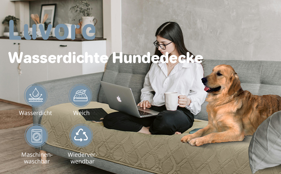 Водонепроникний килимок для собак, антиковзаюча підстилка для собак, захист дивану та ліжка, міцна підстилка для котів, захисний килимок, що можна прати, для дивану, ліжка, авто, у дорогу, хакі, 137x208 см