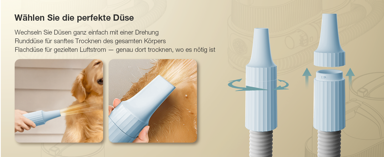 Набір для догляду за тваринами 7-в-1: Шерстьомашина, пилосос для шерсті та фен для собак та котів. Потужність 11000Pa, об'єм контейнера 2.5L, 3 режими потужності та температури. Тиха робота. Колір: блакитний.