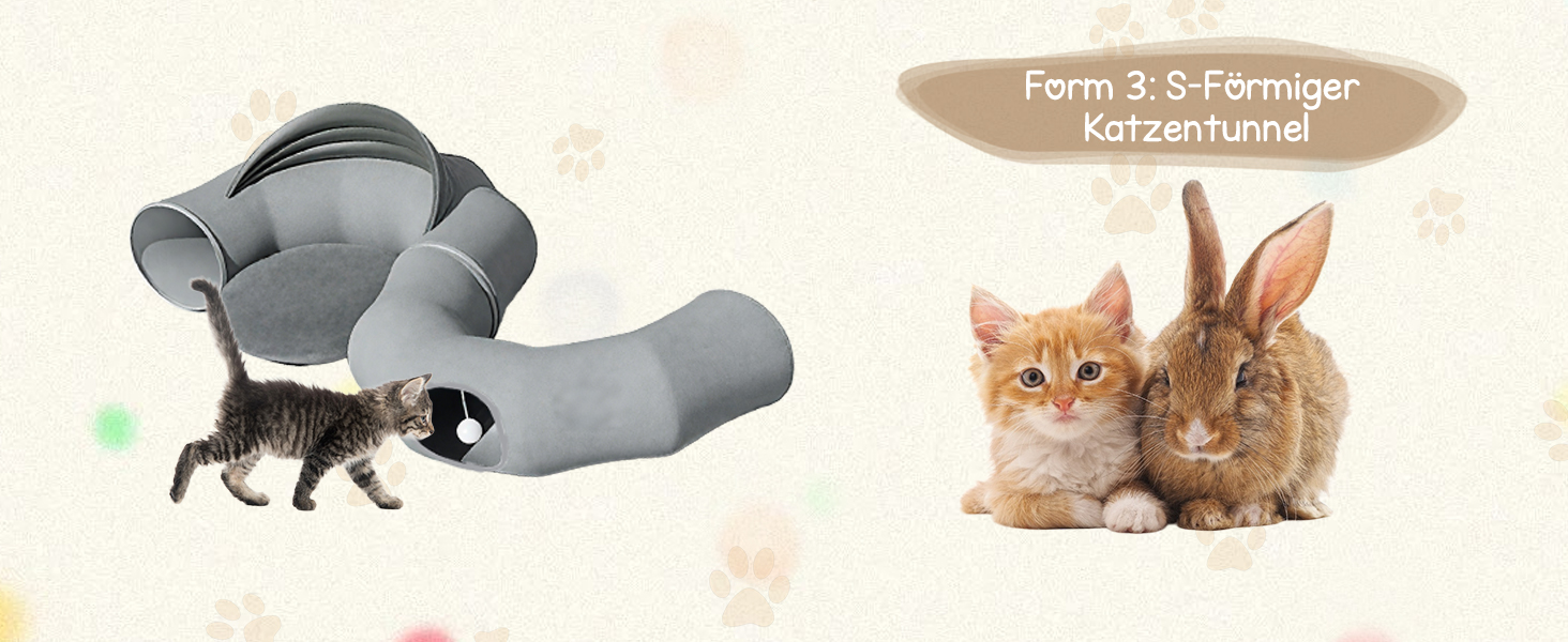 Туннель-лежанка для котів Teeloray Road, сірий, діаметр 90 см - іграшка-лежанка для котів, тунель-схованка