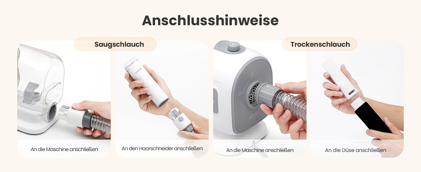 Pecute 2-в-1 Фен для собак, сушар для собак та пилосос, 1.7л контейнер для сміття, багатофункціональний набір для догляду за домашніми тваринами з тримером для собак та інструментами для грумінгу, підходить для цілорічного використання