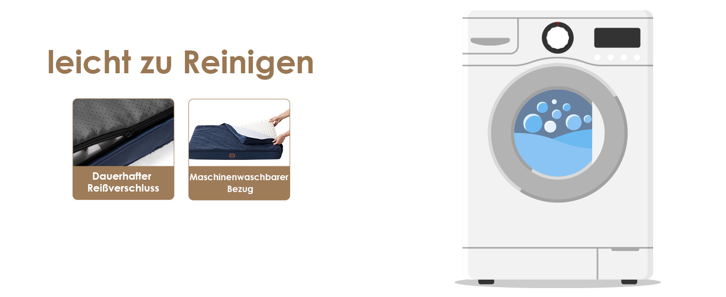 Ортопедичне ліжко для собак середніх порід EHEYCIGA, 89x58x9 см, м'яке, знімний чохол, блакитне