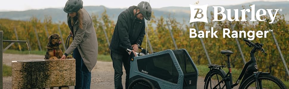 Фahrradanhänger Bark Ranger для дорослих Burley – унісекс, чорний/синій