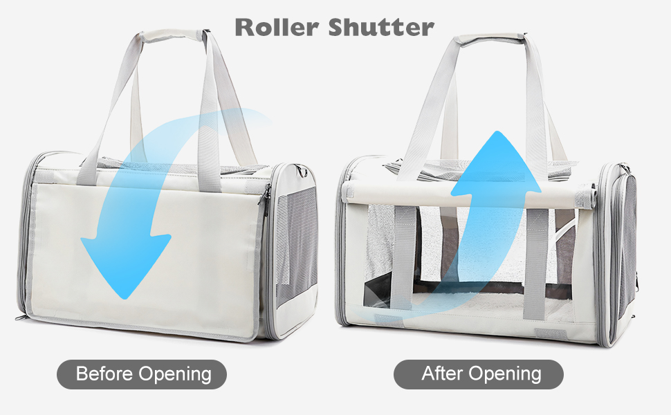 Транспортна переноска для собак та котів PETCUTE, складана, з внутрішнім ременем безпеки, схвалена авіакомпаніями, дихаюча, для подорожей та прогулянок, бежева