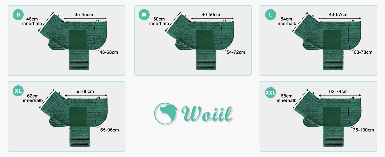 Рушник для собак з мікрофібри, швидковисихаючий, з клямкою та регульованою гумкою, придатний для прання в машині, для великих, середніх та маленьких собак (XXL, зелений)