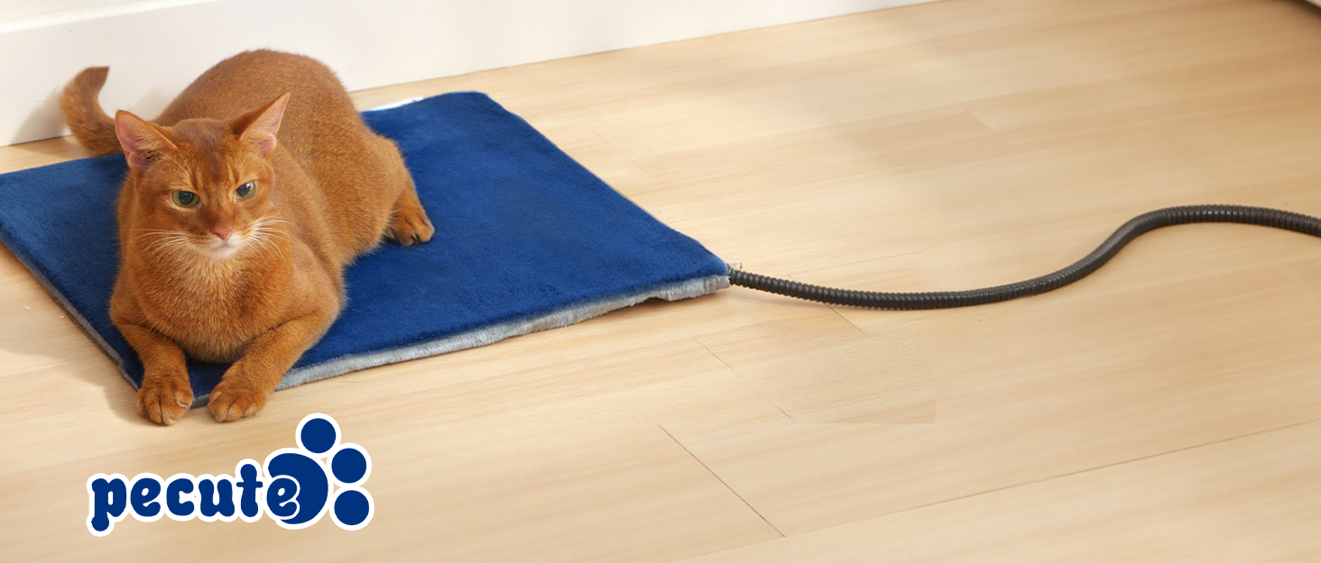 Електричний килимок для тварин Pecute, 40x50 см - зі стабільною температурою, для собак та котів