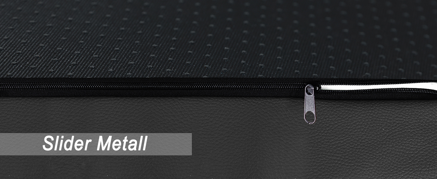 Ортопедичне ліжко для собак великих порід від GUANGDEEN - м'яке, знімний чохол, чорний колір, 116x71x7 см