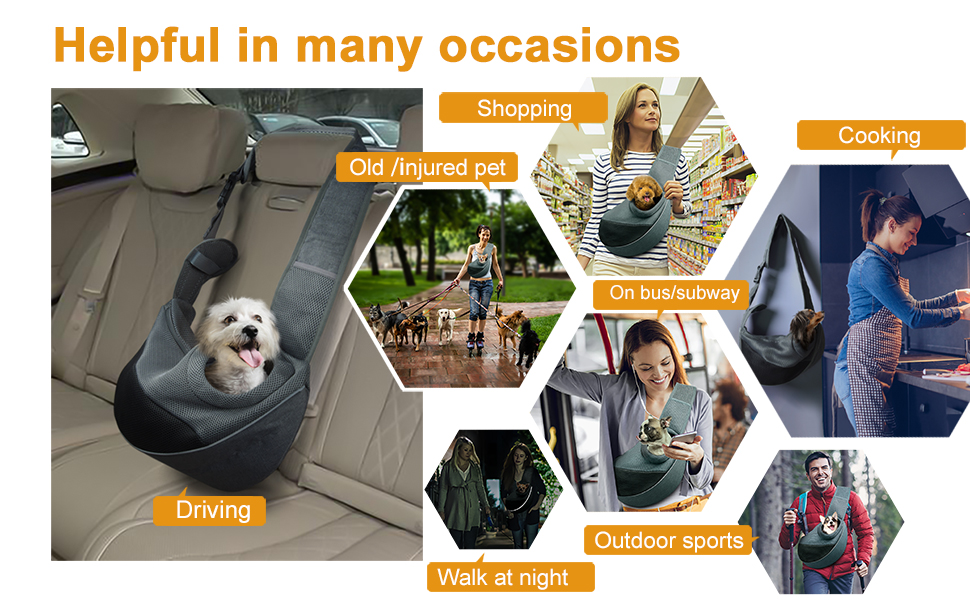 Транспортувальна сумка-переноска для собак та котів, чорна, 45 x 13 x 28 см (2-4.5 кг)