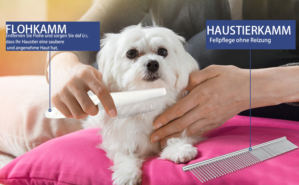 Набір щіток для собак, 5 шт., для догляду за шерстю, самоочищувані, для великих та середніх собак, котів та дрібних тварин, ідеально підходить для довгої та короткої шерсті, зменшує випадання шерсті (сірий)