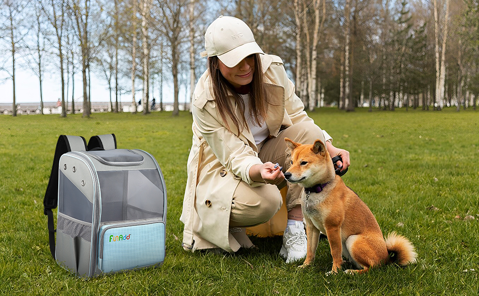 Hunderucksack ALLSOPETS для котів та маленьких собак, жовтий - складний, з матом для подорожей