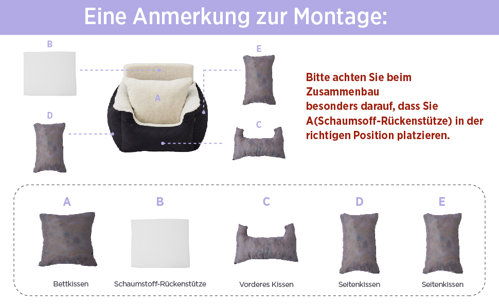 Автокрісло для собак Lesure - блакитне, для маленьких собак, з поворотком для повідка, водовідштовхувальне