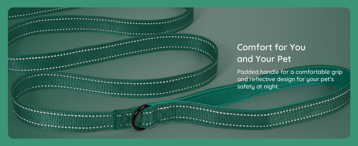 Шлейка для собак BELLA & PAL для маленьких собак з повідком, Step-in шлейка з Air Mesh, анти-тяга, світловідбиваюча, дихаюча, для цуценят, котяча шлейка, XS (30-35 см обхват грудей), Emerald