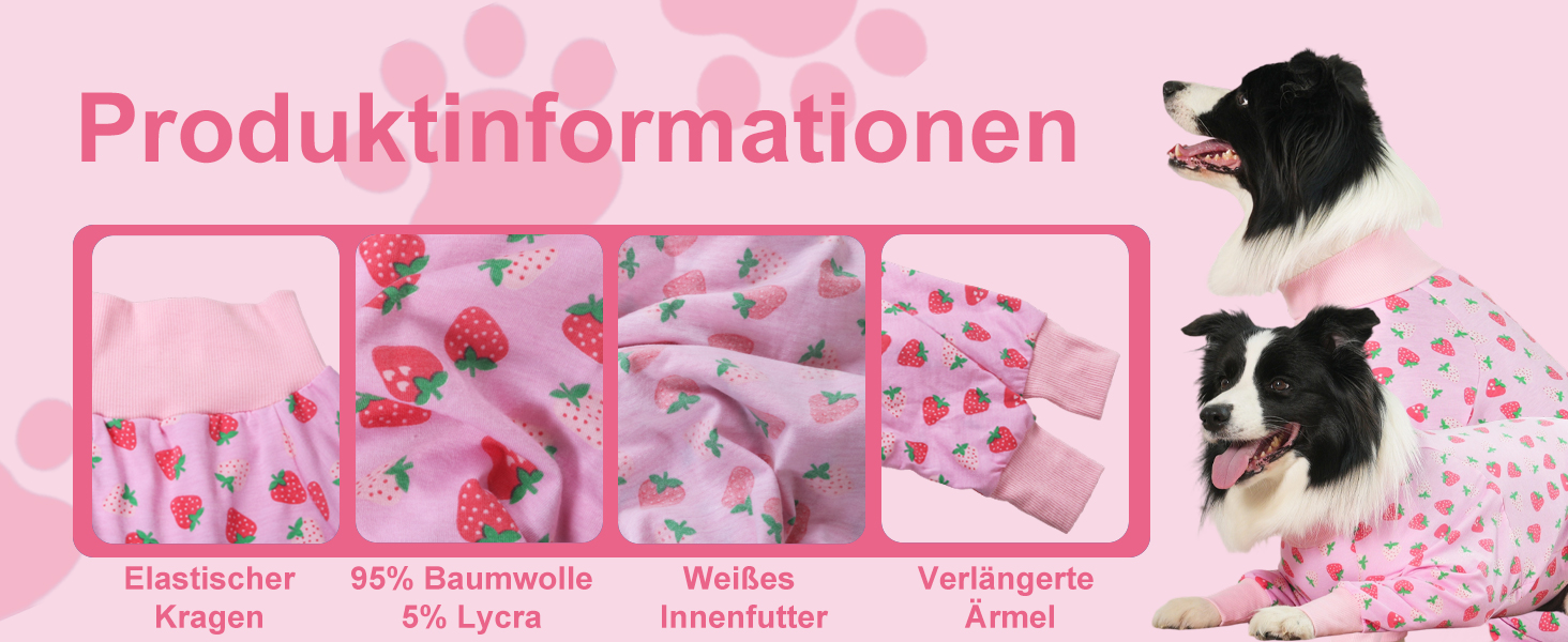 Захисний боді для собак після операції: для сук та кобелів, дихаючий, з захистом рани, альтернатива E-Collar, розмір XXL, колір полуниця