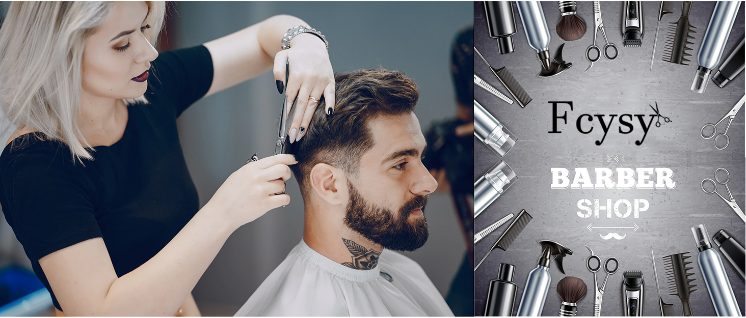 Професійний набір перукарських ножиць для стрижки волосся, витончення та стрижки тварин (золото, чорний)