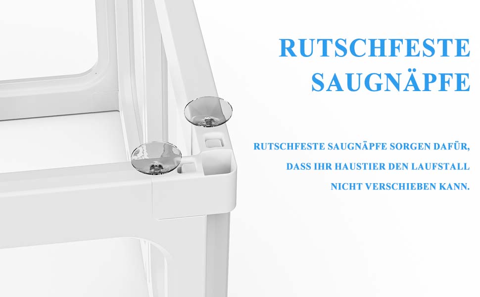 Кія для цуценят SISKEYCOOC 60 см з акрилового пластику, прозорий, з дверцятами, для собак середніх та маленьких порід, легкий у догляді, для дому, 10 шт. Білий, 9+1, висота 60 см