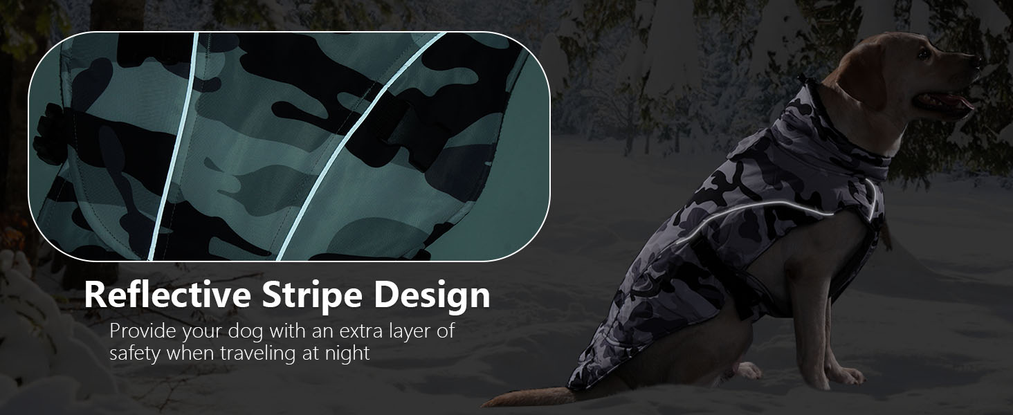 Водонепроникний теплий зимовий одяг для собак DENTRUN, флісова підкладка, куртка для собак середнього розміру (Синій, M)