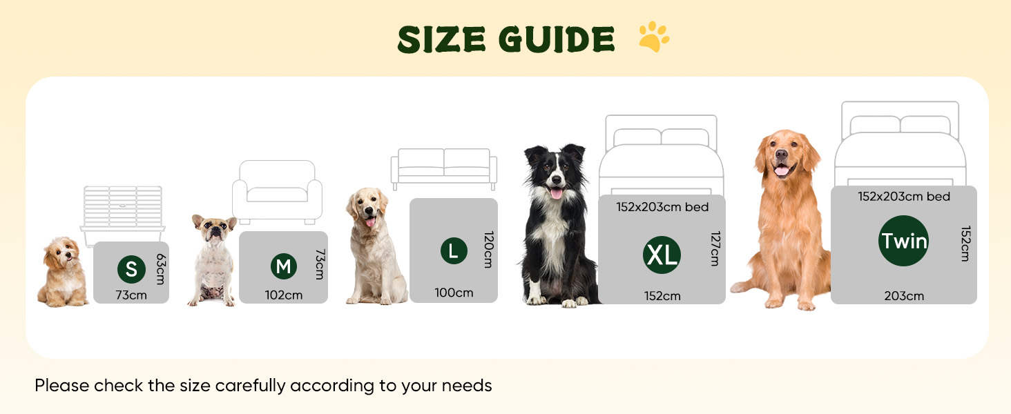 Водонепроникний плед для собак Baodan, 73x100 см, миючий флісовий плед - м'який, теплий та затишний. Ідеально підходить як підстилка для домашніх тварин на ліжко, диван та крісло, Бежевий колір