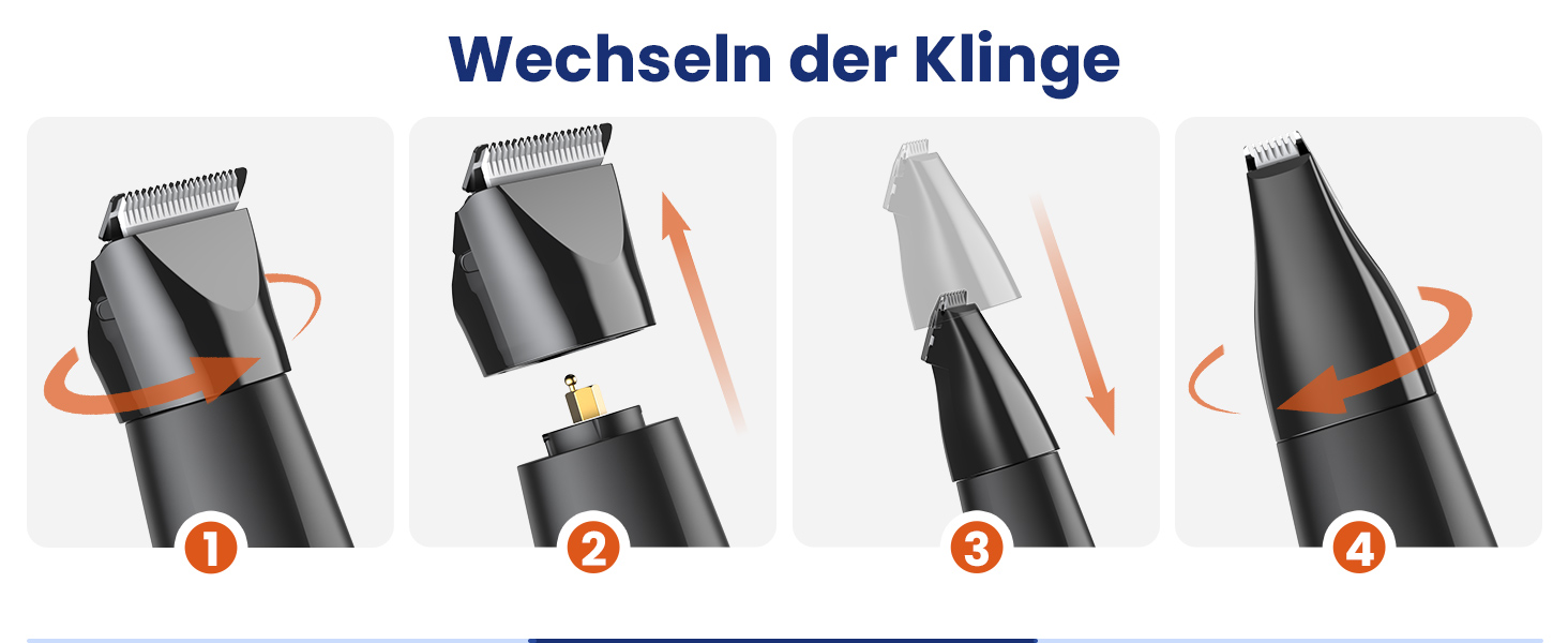 Набір для стрижки собак 4-в-1: машинка, триммер для лап, безпечний точило для кігтів. Тиха та акумуляторна машинка для тіла, обличчя та лап собак та котів