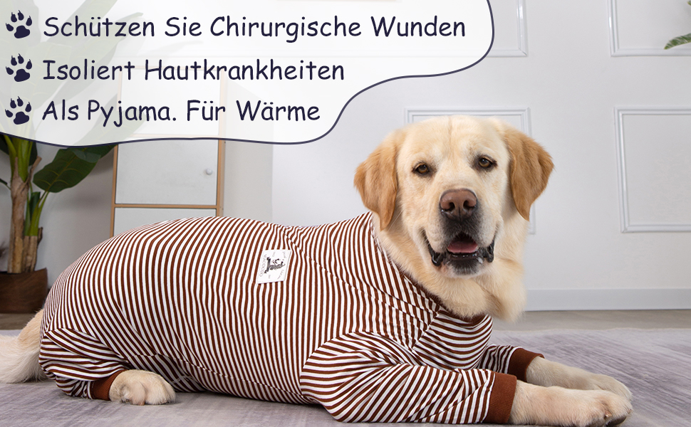 Тіло для собак після операції: захист від лизання, альтернатива нашийнику, з блискавкою, 3XL, колір кава