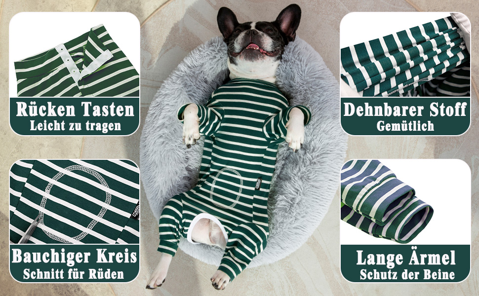 Воротник для собак після операції Axcimond, відновлювальний, для захисту ран, хірургічний, зелений (L)