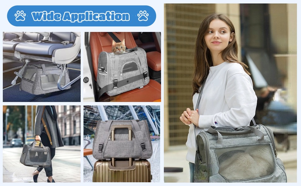 Транспортна сумка для кота на колесах 2 в 1: ідеальна для подорожей, ветеринара, авто, поїздів та літаків