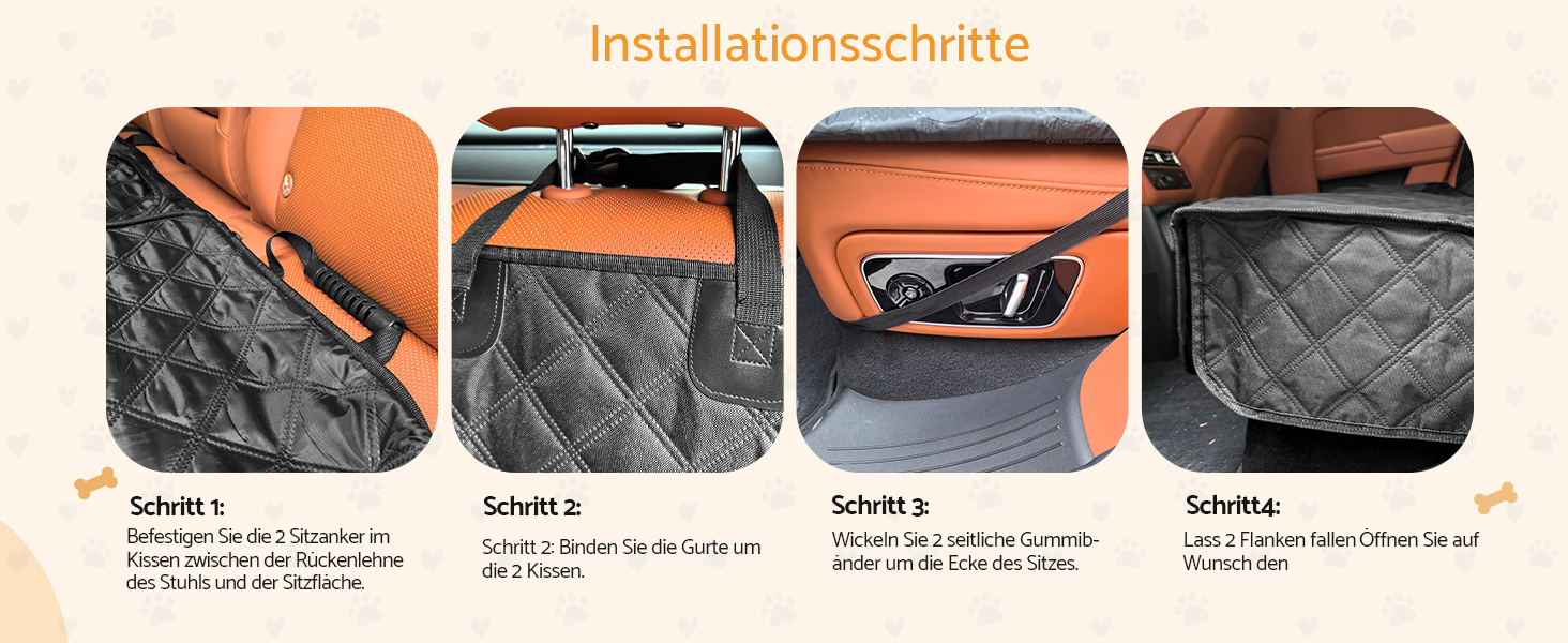 Автомобільна підстилка для собак Maxetodo на заднє сидіння: водовідштовхувальна, з кишенями, захист від подряпин для всіх авто, SUV, вантажівок