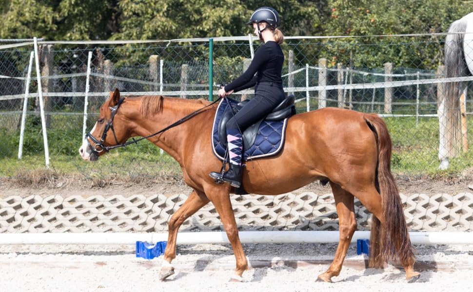 Дитячі штани для верхової їзди RL24 Winter - чорні, розмір 98-176 | З накладкою на коліна з синтетичної шкіри, дихаючі, теплі | Верхова екіпіровка для дітей