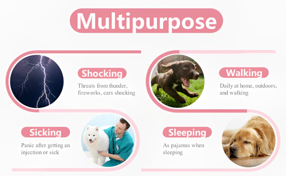 Жакети та жилети для собак від тривоги: комфортний одяг для собак, що переживають тривогу, зняття тривоги, заспокійлива жилетка-обгортання, дихаюча тканина, розмір S