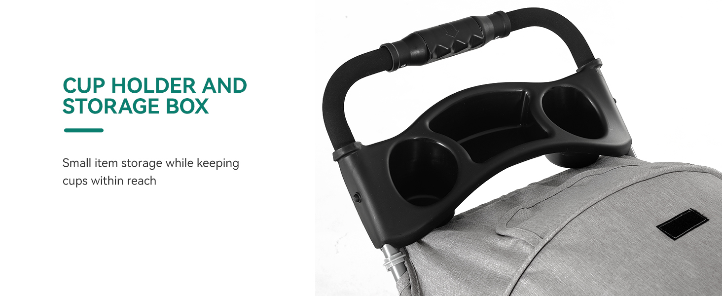 Візок для собак та котів YITAHOME 15 кг, 3 колеса, сітчасте вікно, гальма, міцний, сірий