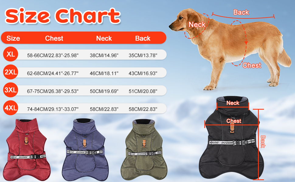 Водонепроникний зимовий одяг для собак, теплий зимовий одяг для собак, куртка для собак, теплий зимовий одяг для собак з D-Ring (Зелений, 4XL)