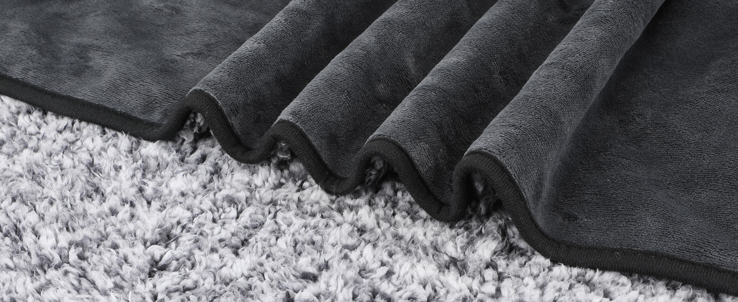 PETTOM Деки для собак Водонепроникні, Деки для собак на диван 152 x 127 см, Деки для собак з Sherpa та Flanell, Деки для домашніх тварин М'які, Можна прати в пральній машині L: 152*127 см Темно-сірий