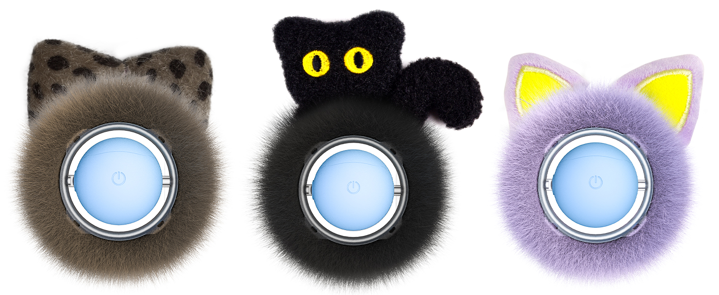 Іграшка для котів GoldenSun: м'ячик-дзюрчалка з рухом, килимок з мишками, приховане ігрове місце (3 шт.)