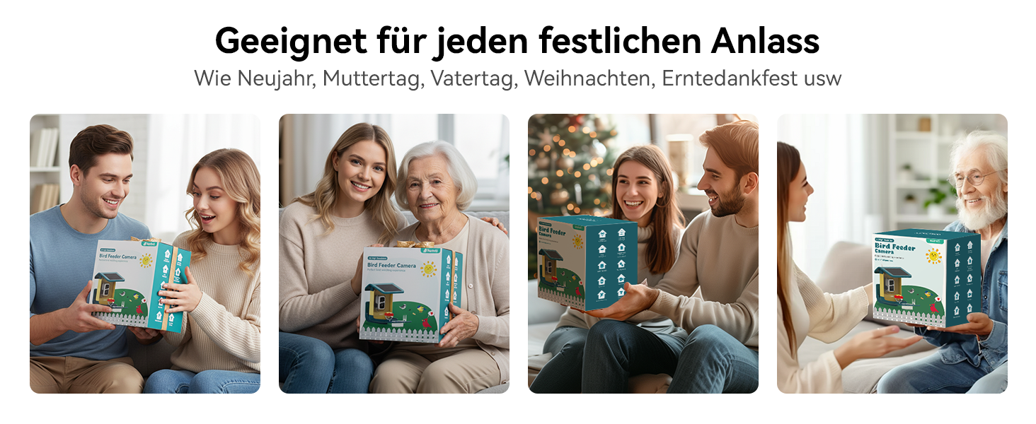 Сонячна годівниця для птахів з камерою 2K, з AI розпізнаванням понад 10 000 видів, об'єм 1.8L, IP65 водонепроникна, Wi-Fi 2.4 GHz/5 GHz, нічне бачення, подарунок для любителів птахів