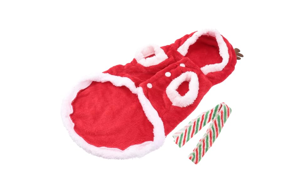 Костюм для собаки/кішки Holibanna на Новий Рік: олень, тепла жилетка, розмір XL