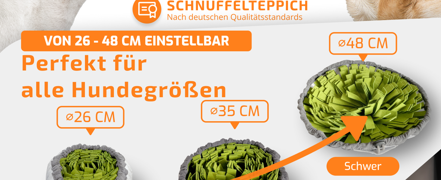 Schnüffelteppich для собак DOGPARENTS® – килимок для пошуку та розваг, міцний, зелений