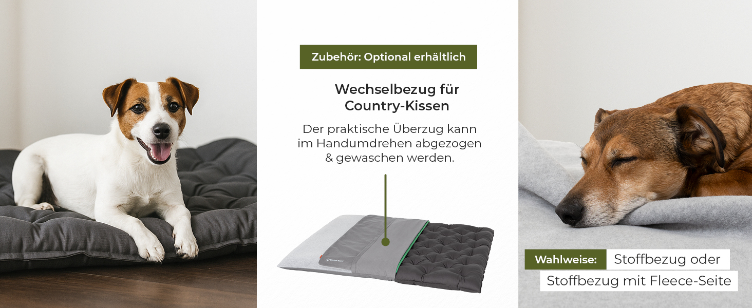 Ортопедичне собаче ліжко Doctor Bark Urban - для середніх собак, 70x50 см, сірий колір, Made in Germany. Можна прати до 95°C, міцне, для дому та вулиці.