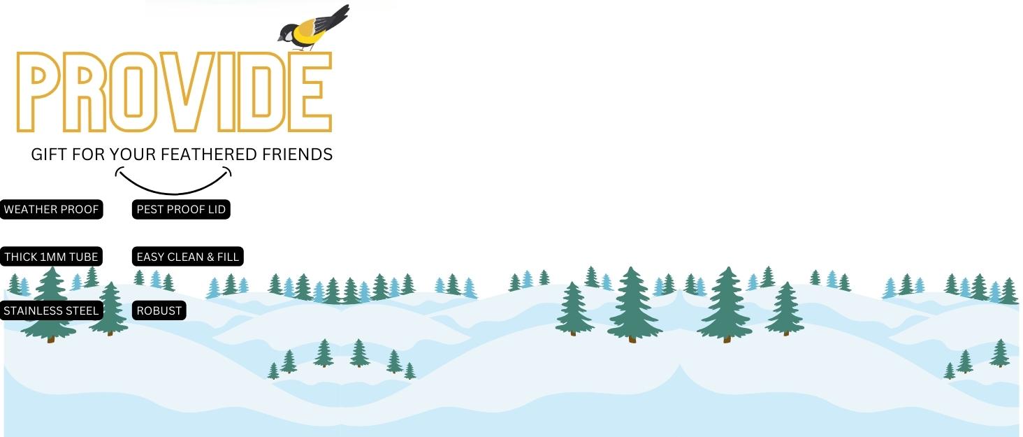 Годівниця для птахів на сонцезахисній підставці, для саду, срібна. З наповнювачем: соняшникові зерна та суміш.