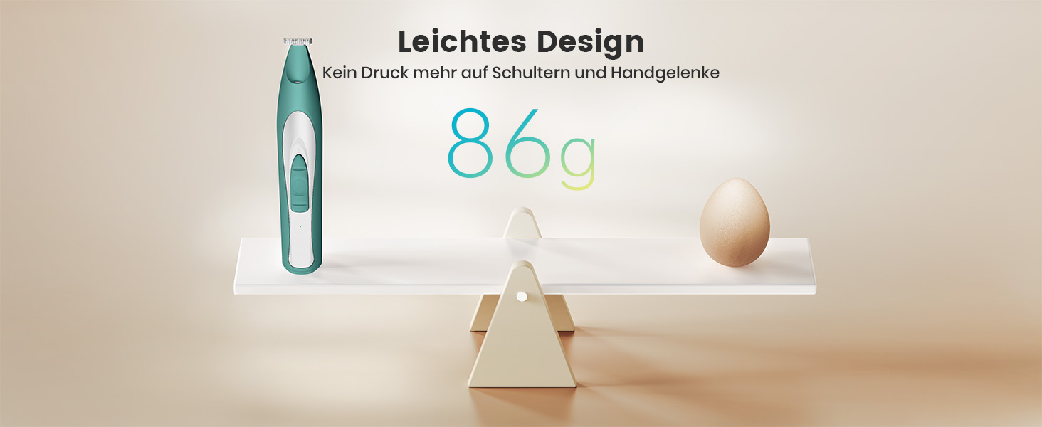 Триммер для собак Oneisall: безшумний, акумуляторний, з LED-підсвічуванням. Ідеально для стрижки подушечок лап, очей, вух та обличчя. Зелений колір